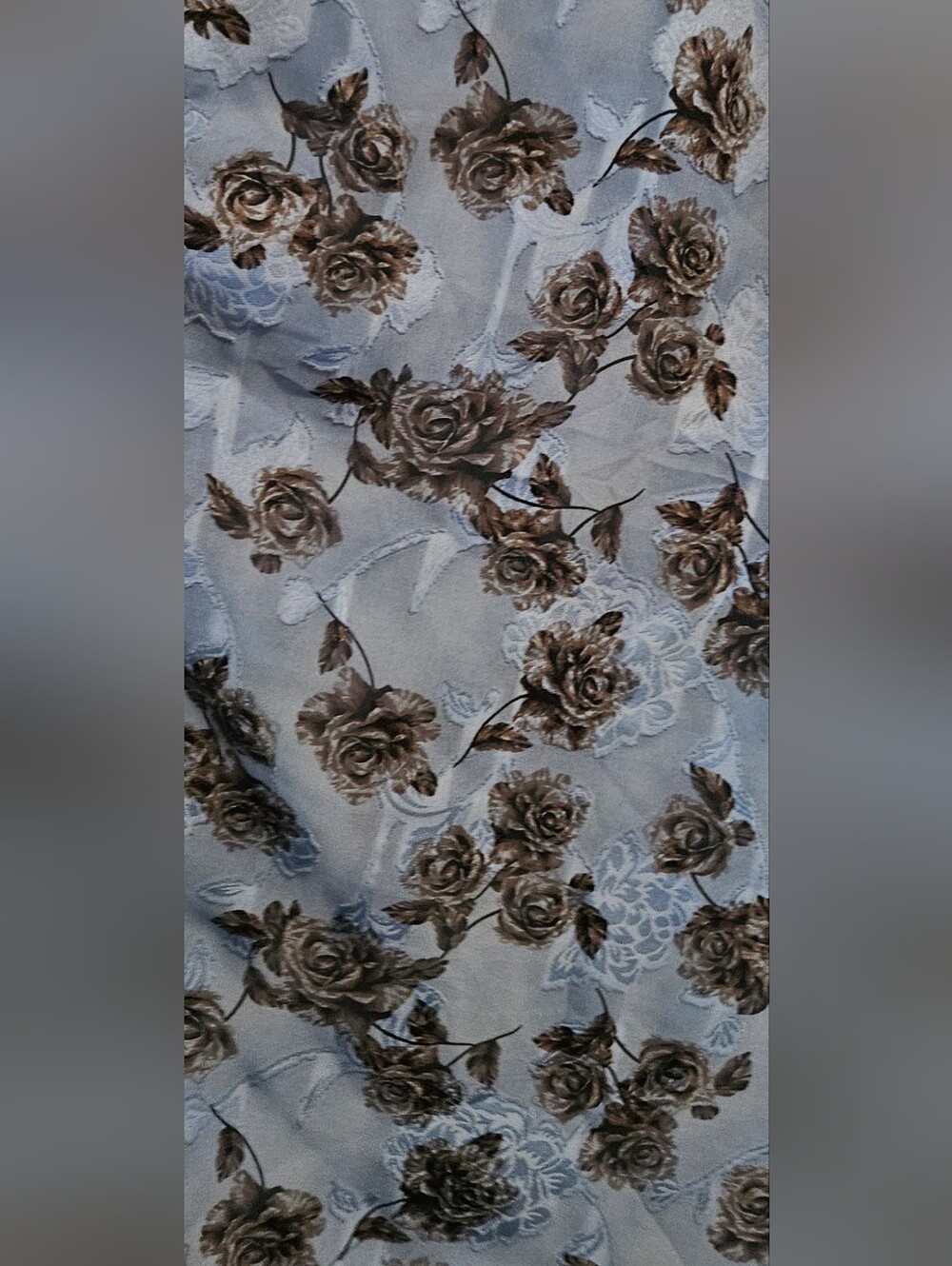 Torrid Size 1 Blue Floral Tie Neck Sleeveless Blouse | 14/16 | Romantic Feminine - Picture 3 of 15